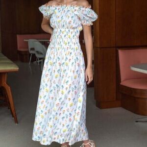 Olivia James the Label Women's Josie Blossom Dress, White Small